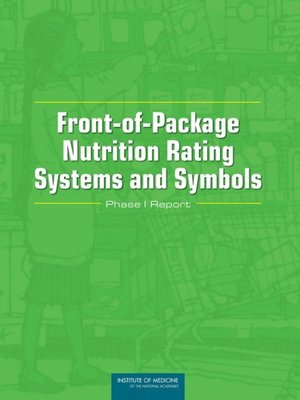 cover image of Front-of-Package Nutrition Rating Systems and Symbols